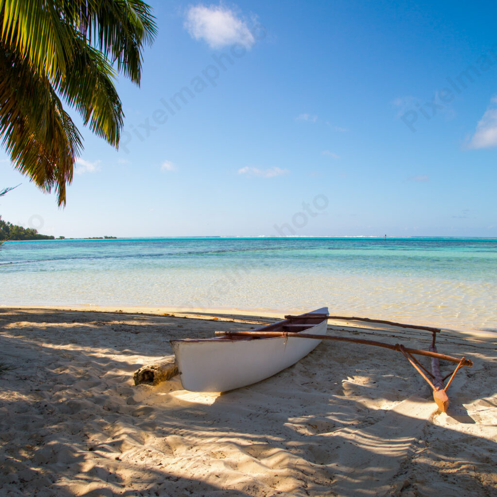 plage au nord de Moorea
